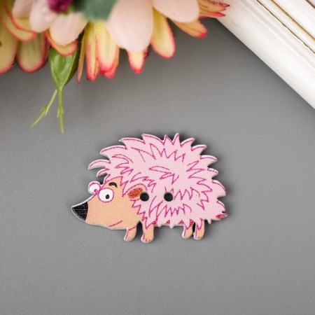 Decor for creativity tree "Hedgehogs" set 10 pcs mix 2x3 cm-1