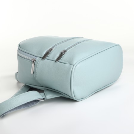 Women's backpack on lightning, blue color-3