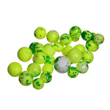 Nozzle foam balls, taste of hemp, yellow-green color-1