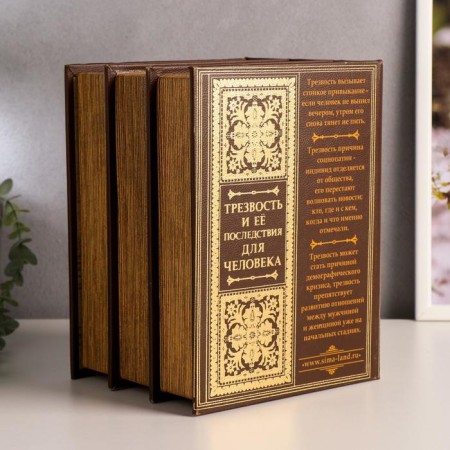 Safe-book a multi-volume "Fundamentals of a sober lifestyle" 25x19x16.5 cm-4