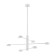 Freya FR5363CL-06W TACTIC, 845x845x865 mm ceiling lamp, GX53, 6x48W, white color