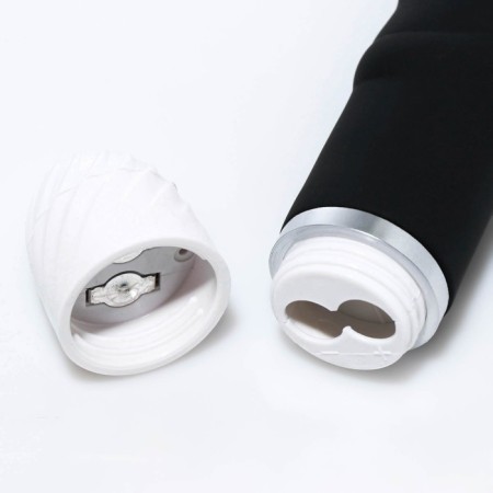 Vibrator with stimulation of the point G, 17 x 3.5 cm, black-2