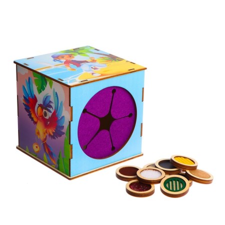 Tactile sensory lotto according to the Montessori Metssori methodology-1