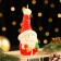 Decorative candle "Fairytale Santa", 5.7x5.8x13.2 cm, red