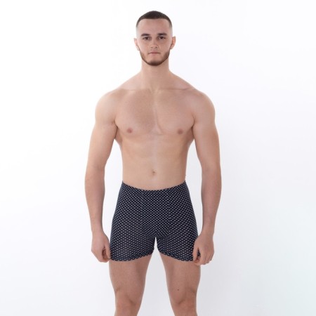 Panties men's boxers, black/stars, size 48