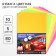 Colored paper tinted, neon, A4, 10 sheets, 5 colors, non -nominated, bilateral, in a package, 80 g/m², cars