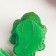 Figure with the suspension "Snake in Kokoshnik" light green, 9.5x6.5cm