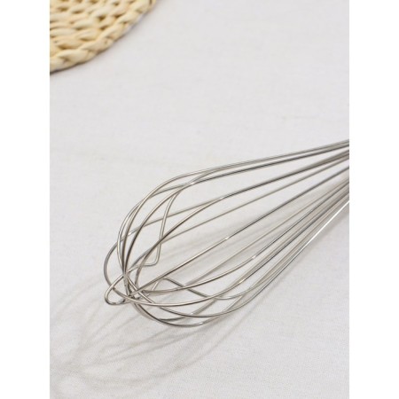 Konfinetta “Silver” whisk, string 1.3 mm, 35 × 8 × 8 cm, silver color-2