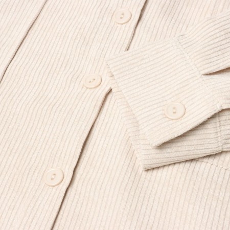 Women's blouse Minaku: Velvet Collection Milk color, river 42-8