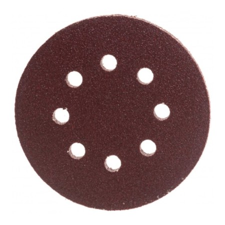 Circle of abrasive grinding bison 35562-125-060, perforated, P60, 125 mm, 5 pcs.