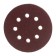 Circle of abrasive grinding bison 35562-125-060, perforated, P60, 125 mm, 5 pcs.