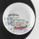Porcelain Porcelain “Provence”, 700 ml, D = 20.5 cm, Mix drawing, white