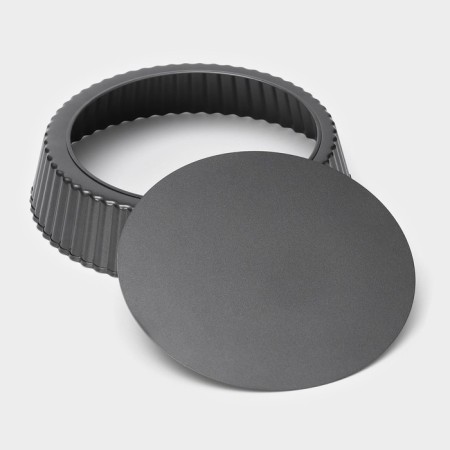The form for baking the share "Jacqueline. Corrugated circle ”, 24 × 5 cm, removable bottom, anti -stick coating, black color-4