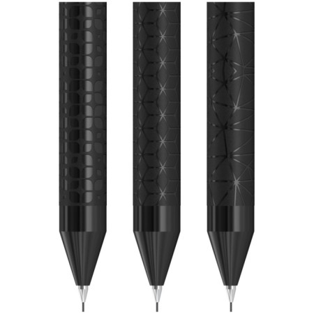 Mechanical pencil, 0.5 mm, Berlingo "Doubleblack", with an eraser, assorted-1