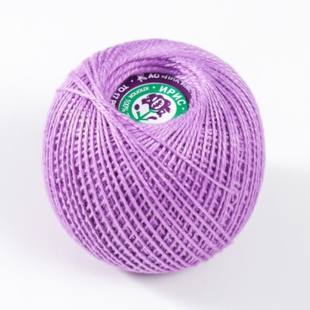 Knitting threads "Iris" 150m/25g 100% Merusirized cotton color 2206-1
