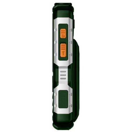 Cell phone BQ M-2430 Tank Power, 2.4 ", 2 SIM, 4000 Mam, silver/green-3