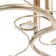 Olana chandelier 3he27 40W gold 43x43x18 cm Bayerlux