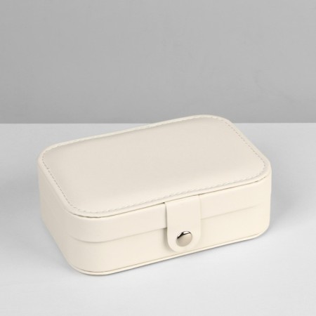 Organizer for storage of jewelry "Portable box", 11 × 16 × 5 cm, white color-6