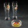 Set "jokes", 2 glasses for beer 300 ml, ashtray