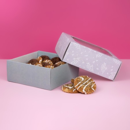 The box is self-assembly, the lid is, with the window, the "lightness" 14.5 x 14.5 x 6 cm-1