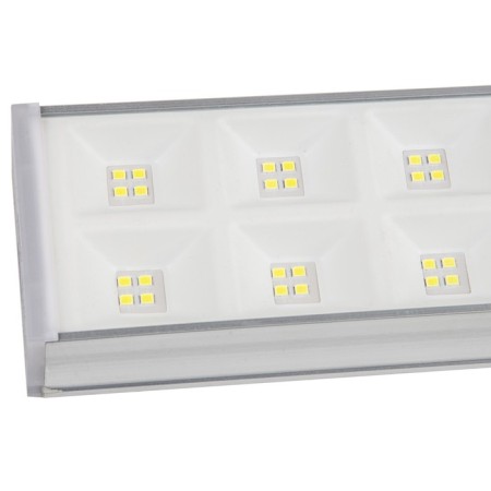 LED LED invoice Uniel, 100 W, IP40, LED, 4000K, 11000 lm, 35x1200x65 mm, silver color-3