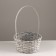 A set of baskets of 3 pcs, d21x10xh36cm, gray, bamboo