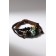 Bracelet Skin "hippie" bead, brown color, d = 6 cm