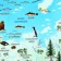 Russian map for children "Map of our Motherland", 101 x 69 cm, laminated