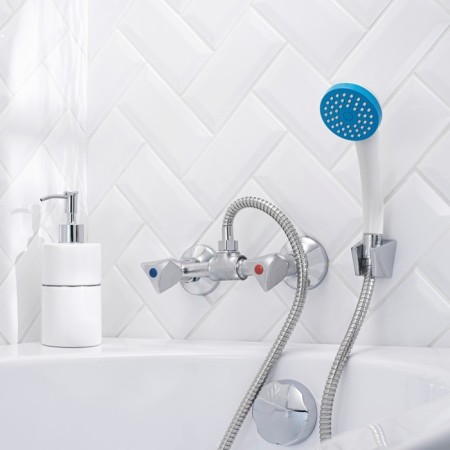 Shower mixer RMS SL119-003, two-wound, chrome-2