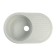 Sin for a kitchen made of stone Zein 11/Q10, 720 x 455 mm, oval, overflow, color light gray