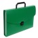 A4 Calligrata Folder Portfire, 13 departments, 700 μm, up to 300 sheets, green