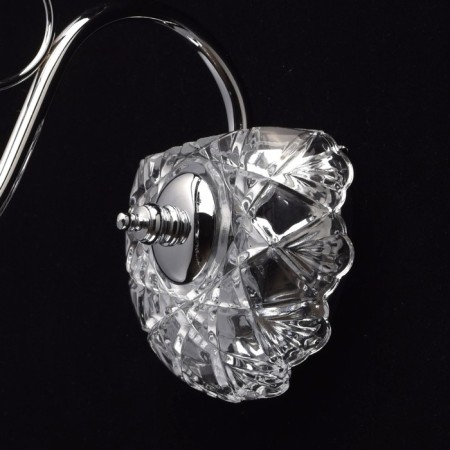 Bra "Adele", 1x40W E14, chrome 34x12x25 cm-4