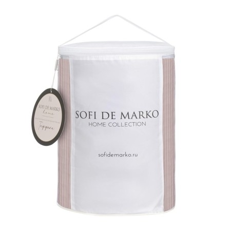 Blanket, size 195x220 cm, color beige rose-2