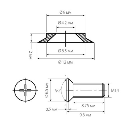 Kraftool Reismus 34291-S knife for art, for art. 34291-2
