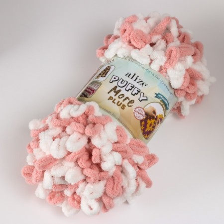 Yarn "Puffy More Plus" 100 % micropoliester 11m/250g (8000)-1