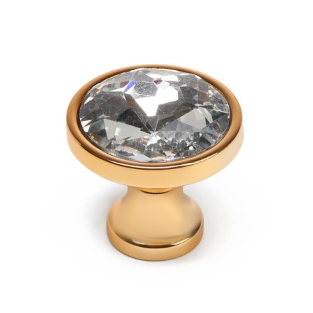 Handle button Cappio PK112, D = 30 mm, plastic, color gold-1