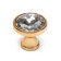 Handle button Cappio PK112, D = 30 mm, plastic, color gold