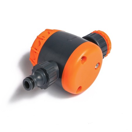 Watering timer, up to 2 hours, with a set of adapters for connection, plastic, Greengo-3