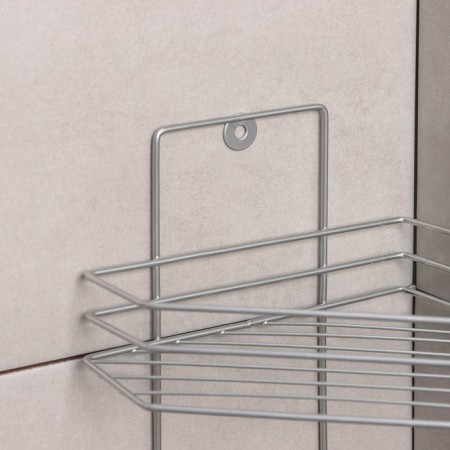 Corner regiment 3-tier "trapezius", 25 × 18 × 49 cm, color chromium-2