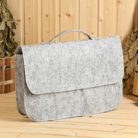 Bath set "male" portfolio 5 items, gray-4