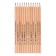 Pencil Black Grain "Designer", 2B, hexagonal, sharpened