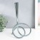 Summary Metal for 1 candle "Vignette" silver 17x13x33 cm