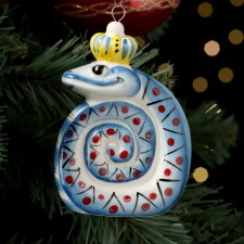 Christmas porcelain toy 