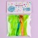Tablespoons are plastic, in a set 12 pieces, mix colors