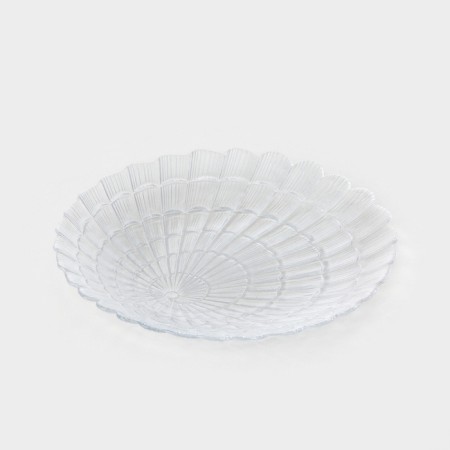 Glass plate Atlantis, d = 19 cm, the color is transparent