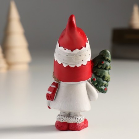 Souvenir Polystone "Baby with a snowflake/Baby with a Christmas tree" mix 5.5x5x10 cm-3