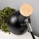 Jado table lamp E27 40W black 15x15x47 cm