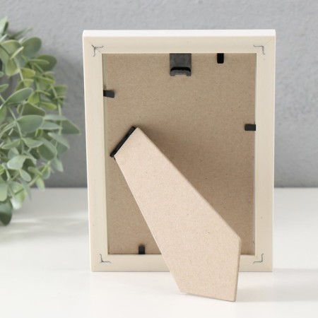 Photo frame Plastic "Kame" 10x15 cm, white-3