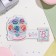 Mini-postcard "March 8! For you!" glitter, box, 13x13.5 cm