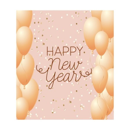 A set of napkins for setting the table "Festive congratulations on NG", rectangular, size 32x46 cm, 4 pcs-2